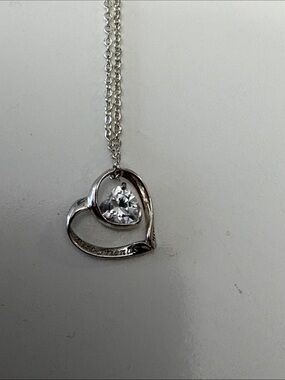 Best Friend Heart Pendant Necklace